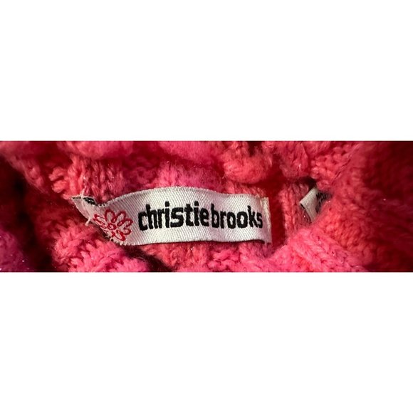 Christie Brooks Brand Pink Sweater Acrylic Blend Girl's Large (14) - Picture 5 of 9